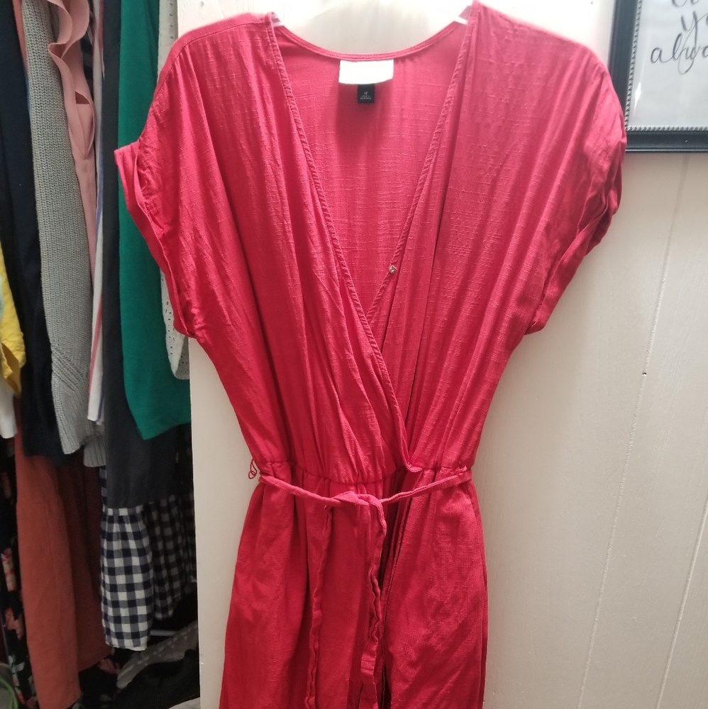 Red dress